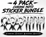 Moto-Sticker Bundle (CHROME)