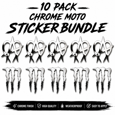 Moto-Sticker Bundle (CHROME)