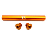KKE Fork Custom Aluminum Axle and Two Axle End-Bolts (3 Pieces)