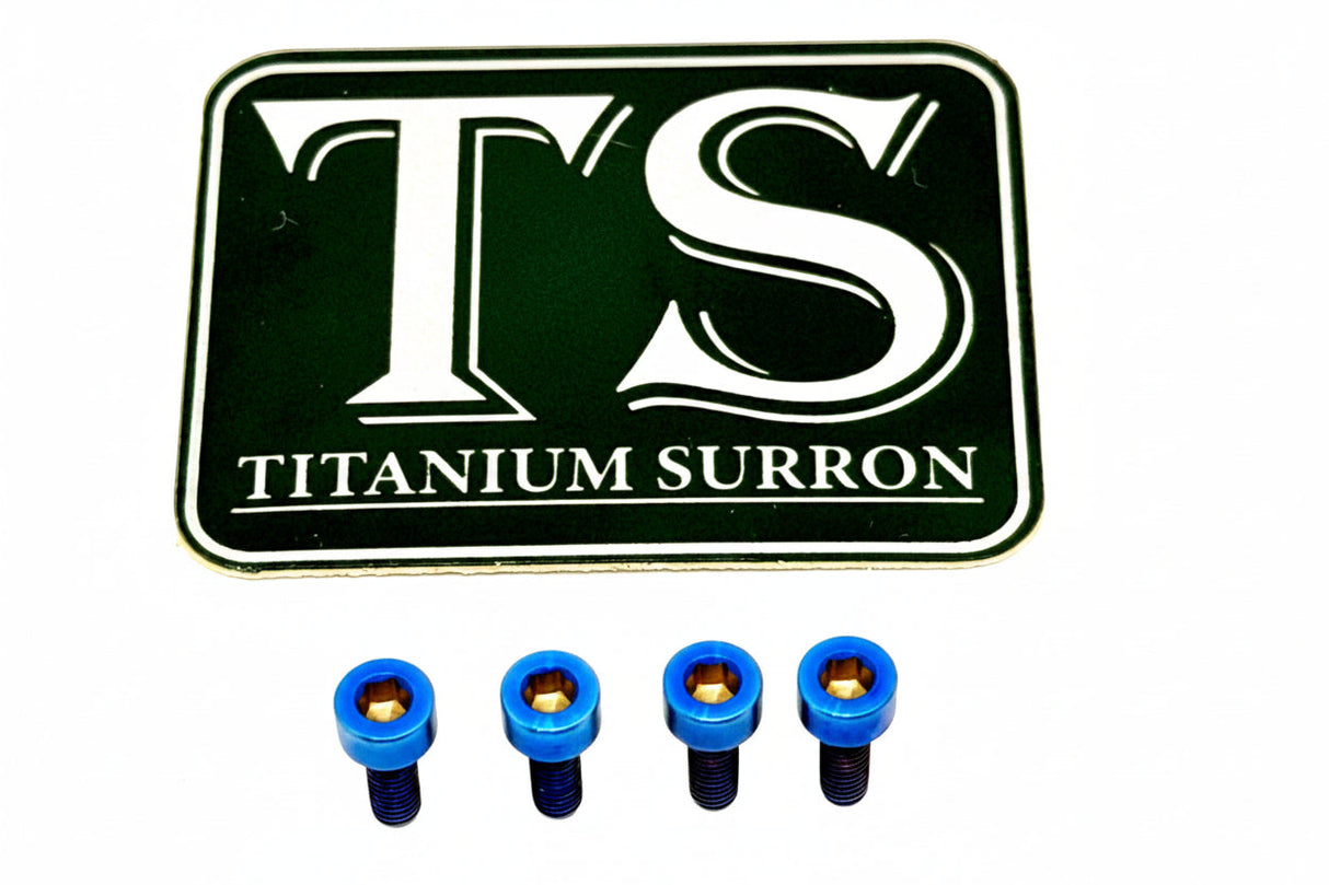 Titanium Baja Designs Headlight Cover Plate Bolts (4)