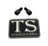 Titanium E-Moto Headlight Mount Bolts