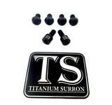 Titanium E-Moto Headlight Mount Bolts