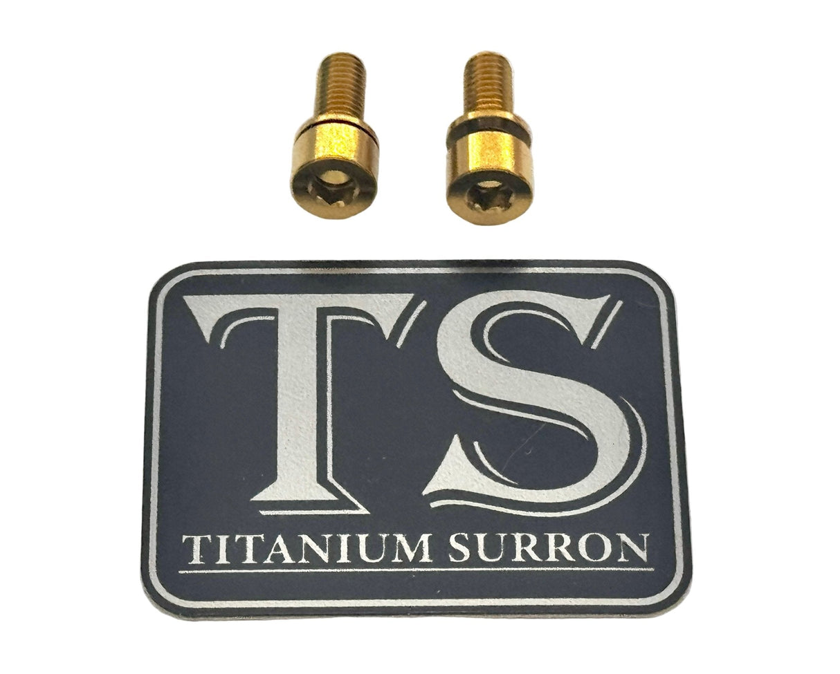 Titanium E-Moto Headlight Mount Bolts