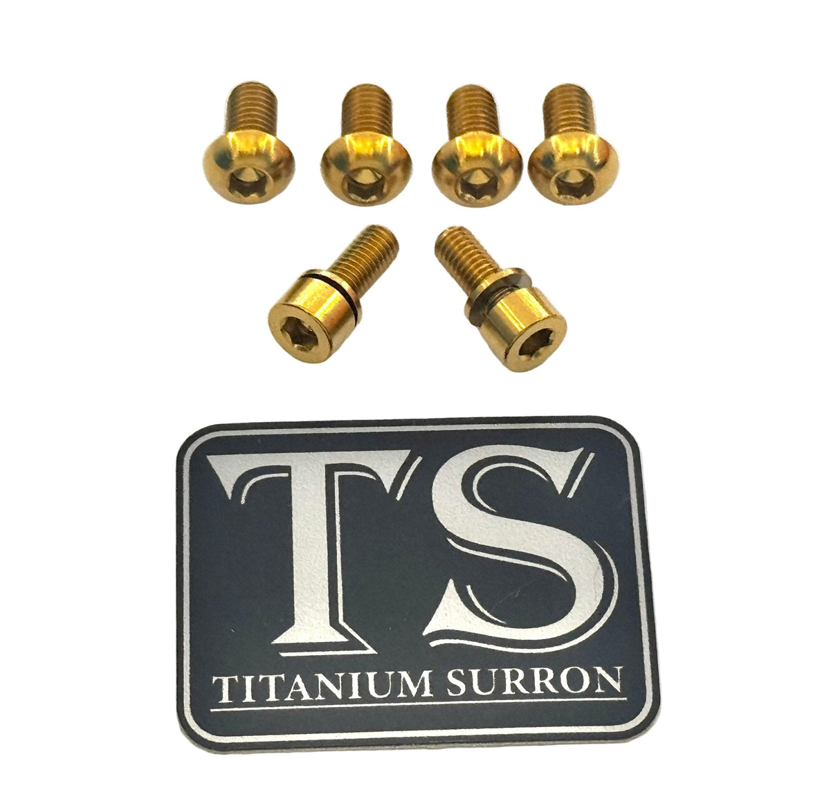 Titanium E-Moto Headlight Mount Bolts