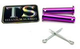 Titanium Foot Peg Pins - Surron, Talaria, Segway, 79 Bike, Rerode, E-Ride Pro