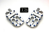 TS Custom Foot Pegs w/ Titanium Grips for Surron and Most Light E-moto