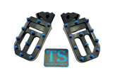 TS Custom Foot Pegs w/ Titanium Grips for Surron and Most Light E-moto